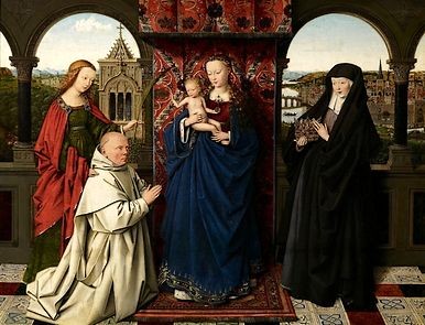 Van Eyck Petrus Christus Vierge Jan de Vos