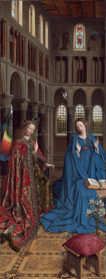 Van Eyck, Annonciation de Washington