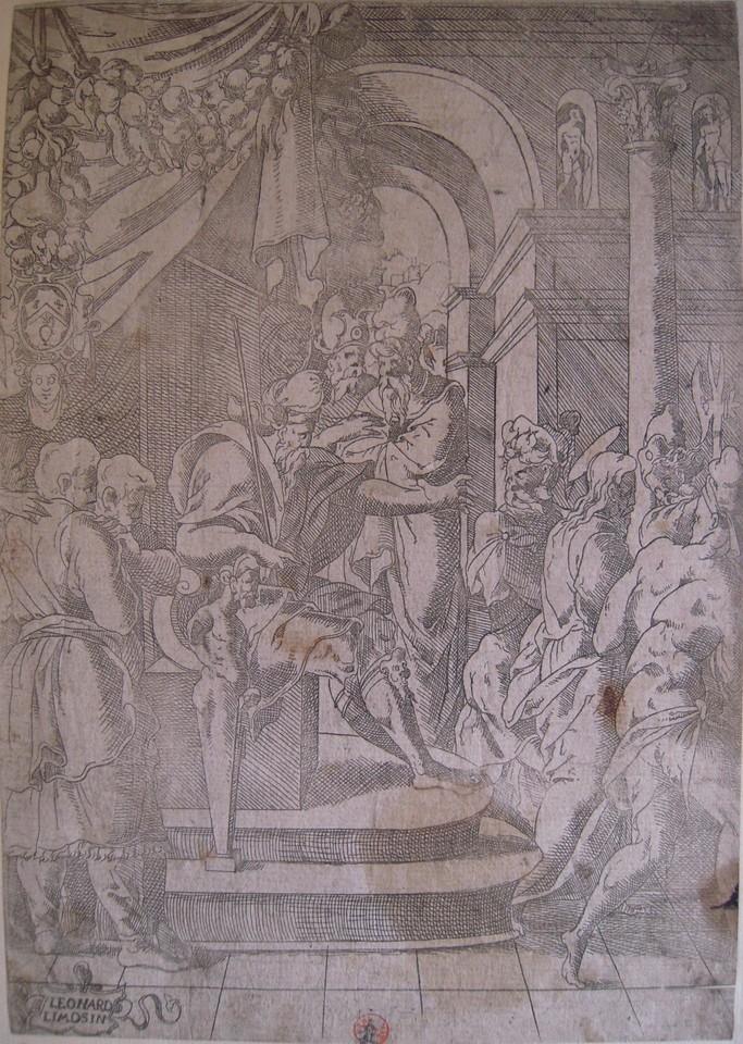 Léonard Limosin Renvoi du Christ par Hérode BnF